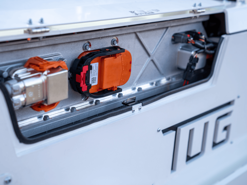 GSE Lithium Battery in a tug