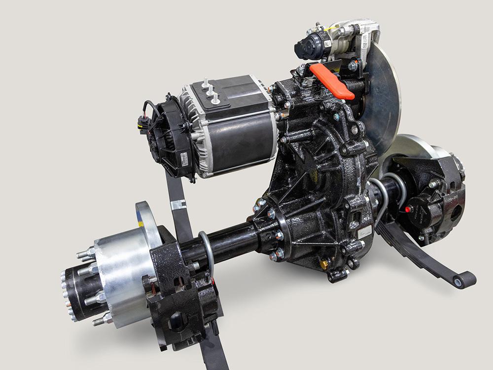 A compact electric drive axle